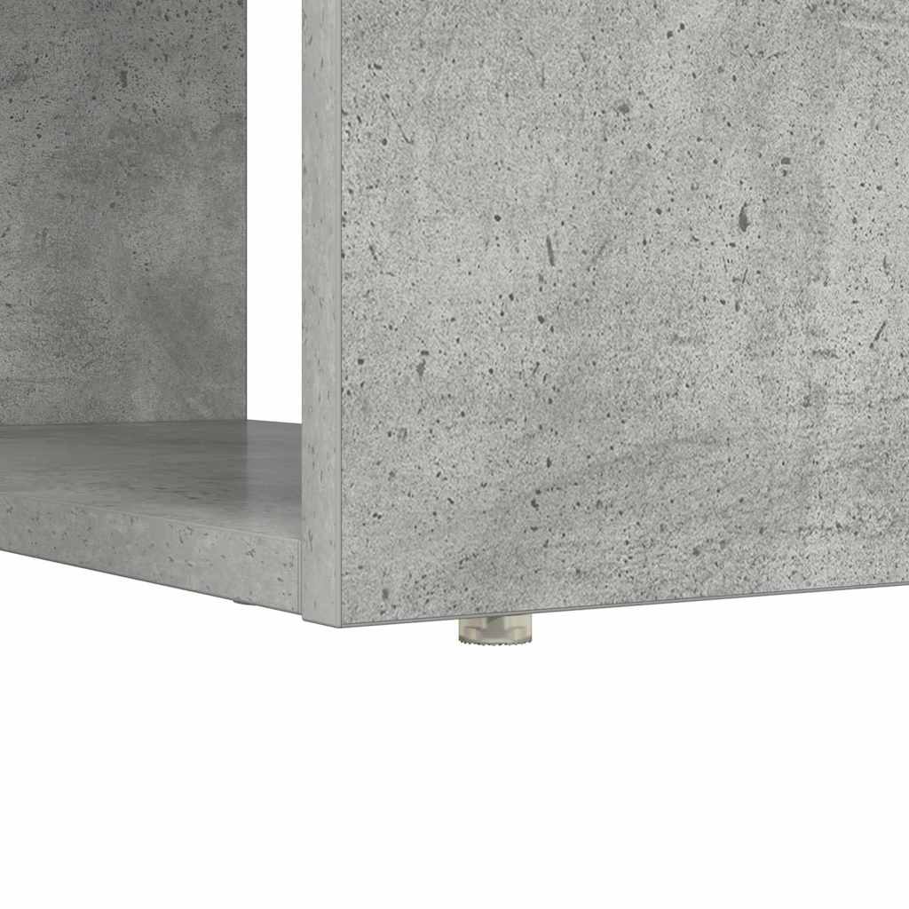 Desk Concrete Grey 113 x 54 x 120 cm Engineered Wood