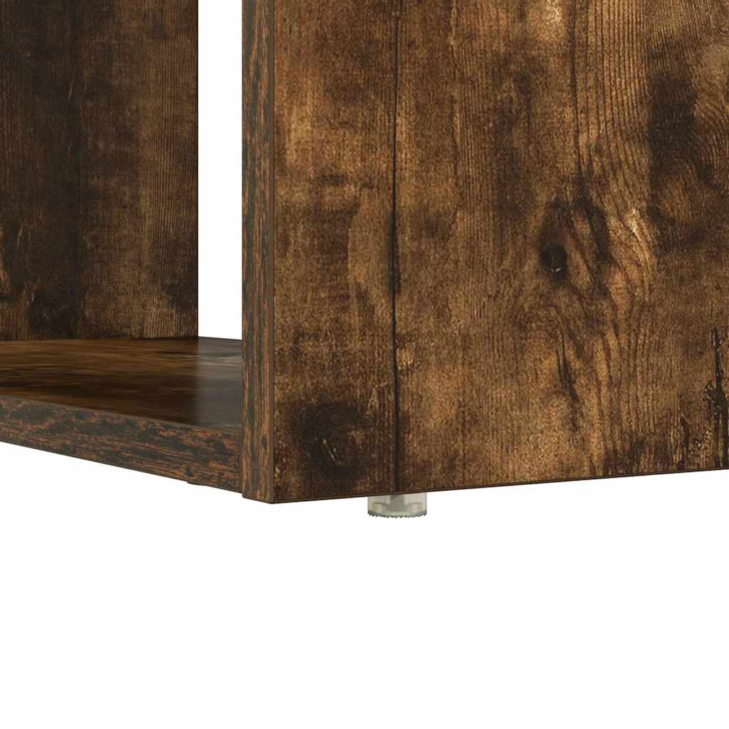 Desk Smoked Oak 113 x 54 x 120 cm Engineered Wood
