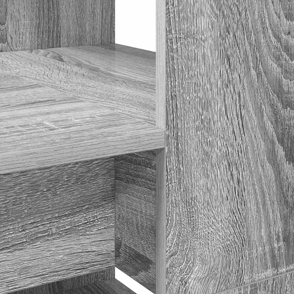 Desk Grey Sonoma 113 x 54 x 120 cm Engineered Wood