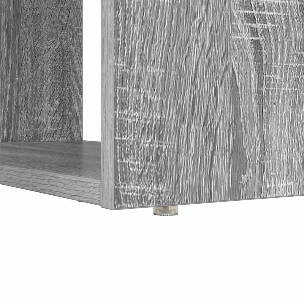 Desk Grey Sonoma 113 x 54 x 120 cm Engineered Wood