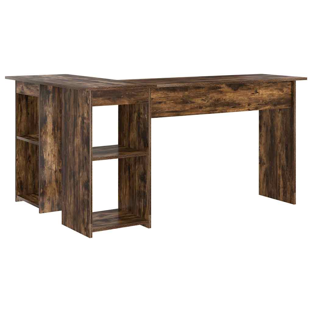 Schreibtisch Geräucherte Eiche 142 x 102 x 73 cm Holzwerkstoff