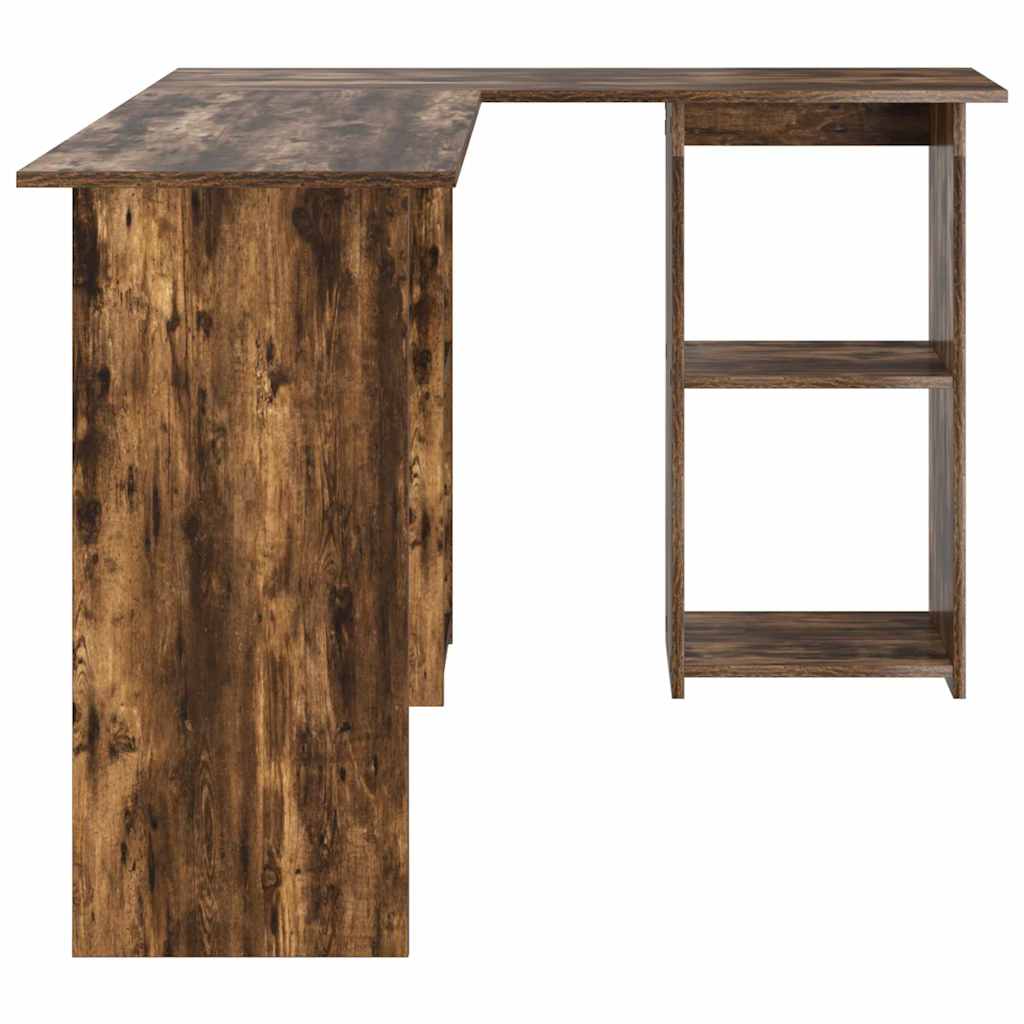 Schreibtisch Geräucherte Eiche 142 x 102 x 73 cm Holzwerkstoff