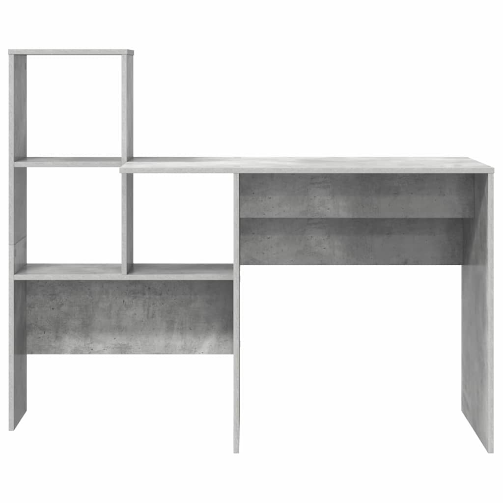 Desk Concrete Grey 131.5 x 50 x 106.5 cm Wood-based Material