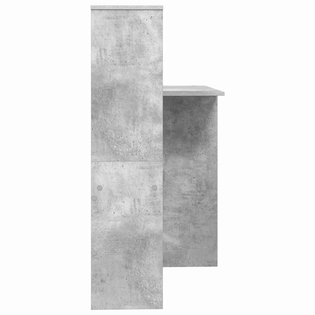 Desk Concrete Grey 131.5 x 50 x 106.5 cm Wood-based Material