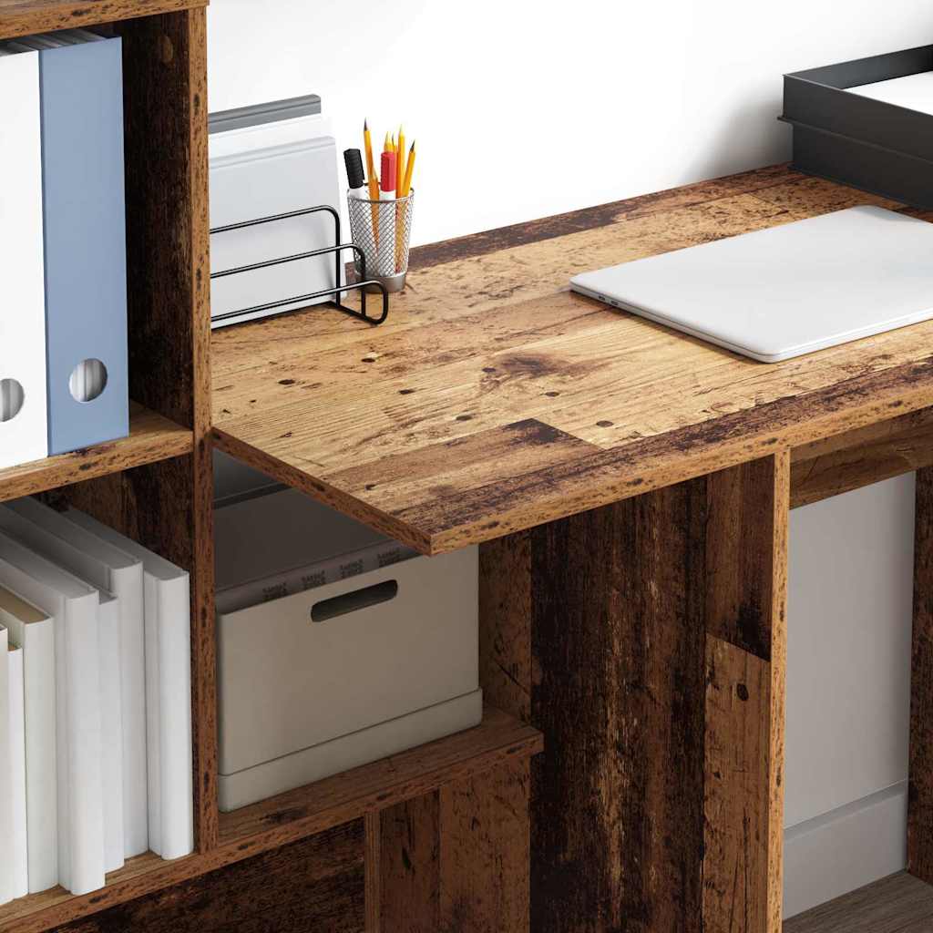 Bureau en bois recyclé 131,5 x 50 x 106,5 cm Panneau de particules