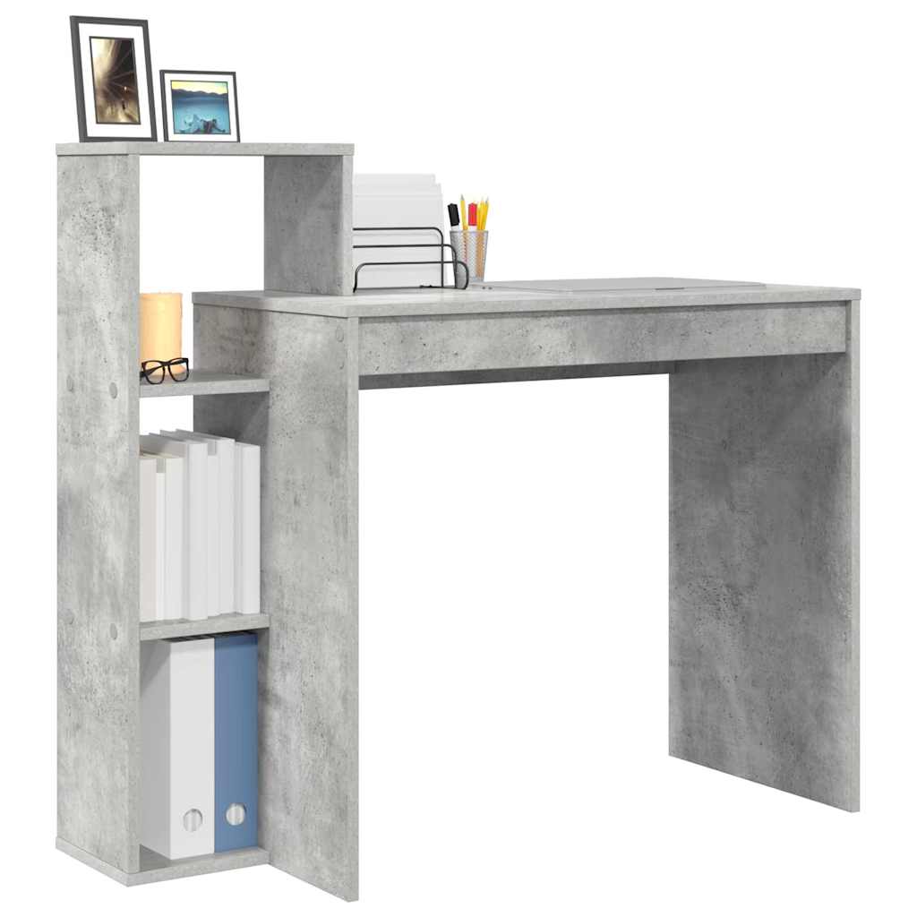 Schreibtisch Beton Grau 100 x 40 x 90 cm Holzwerkstoff
