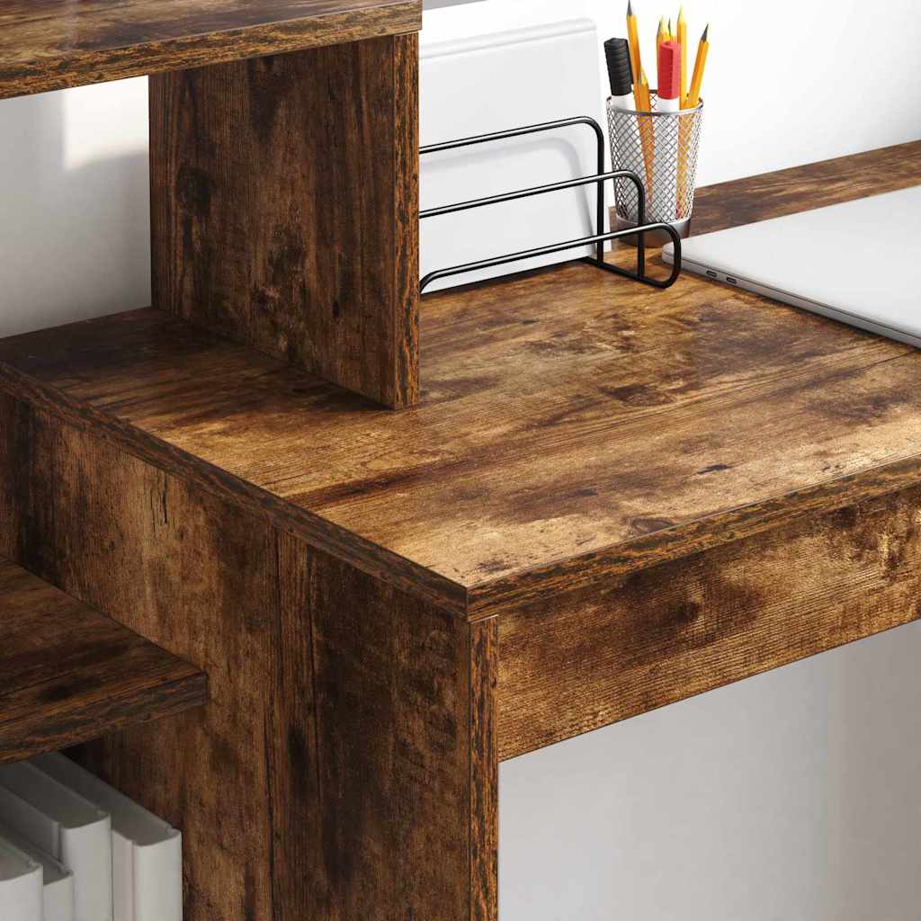 Schreibtisch Geräucherte Eiche 100 x 40 x 90 cm Holzwerkstoff
