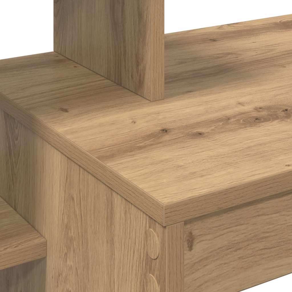Bureau chêne artisan 100 x 40 x 90 cm bois d'ingénierie