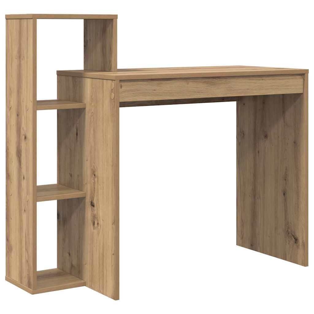 Bureau chêne artisan 100 x 40 x 90 cm bois d'ingénierie