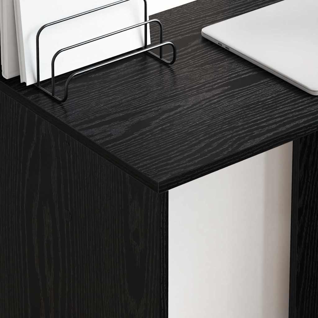Desk Black Oak Look 78.5 x 37 x 154.5 cm