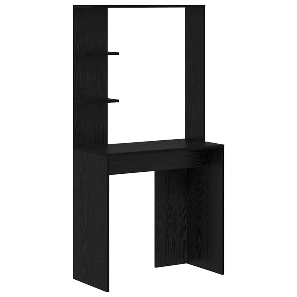 Desk Black Oak Look 78.5 x 37 x 154.5 cm
