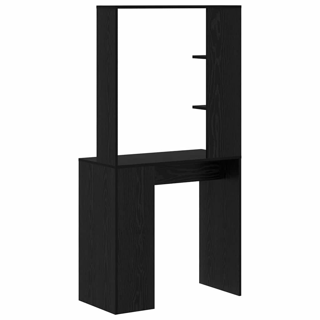 Desk Black Oak Look 78.5 x 37 x 154.5 cm