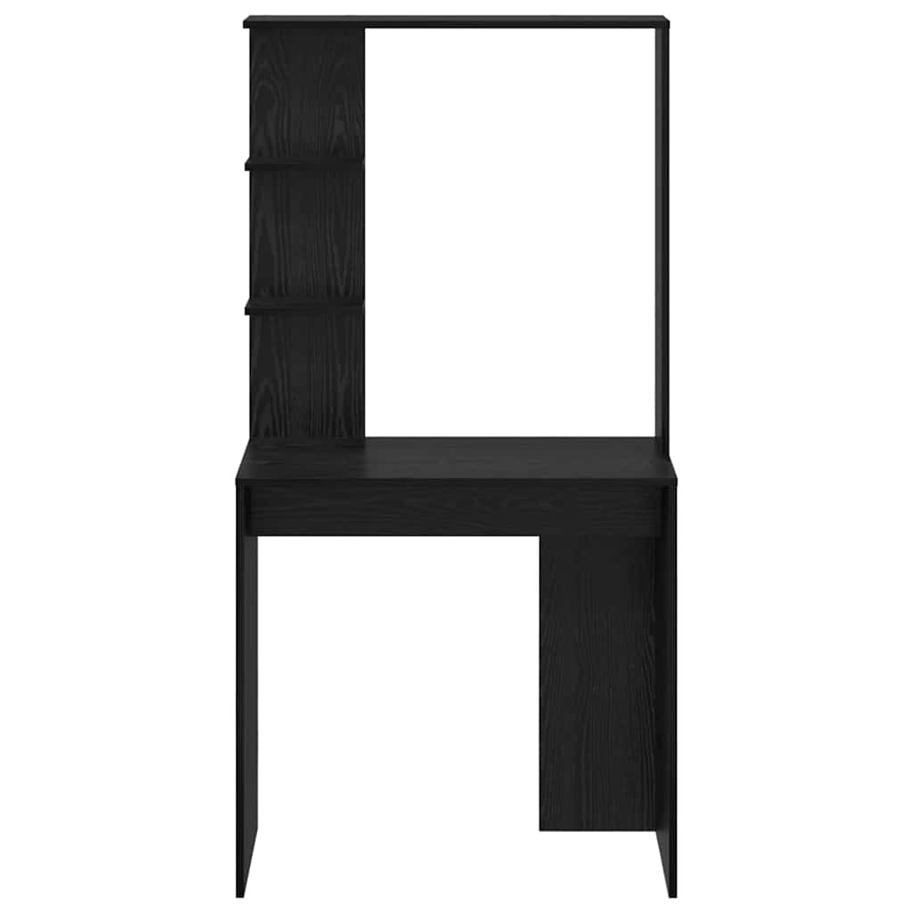 Desk Black Oak Look 78.5 x 37 x 154.5 cm