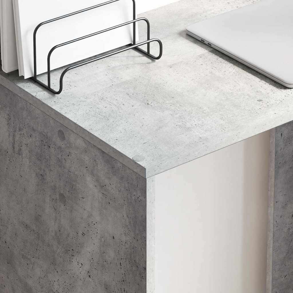 Schreibtisch Beton Grau 78,5 x 37 x 154,5 cm Holzwerkstoff