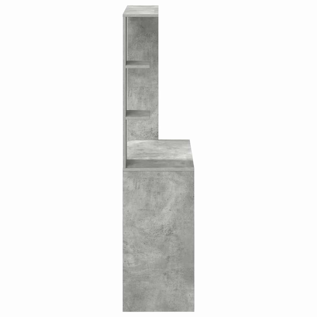Schreibtisch Beton Grau 78,5 x 37 x 154,5 cm Holzwerkstoff