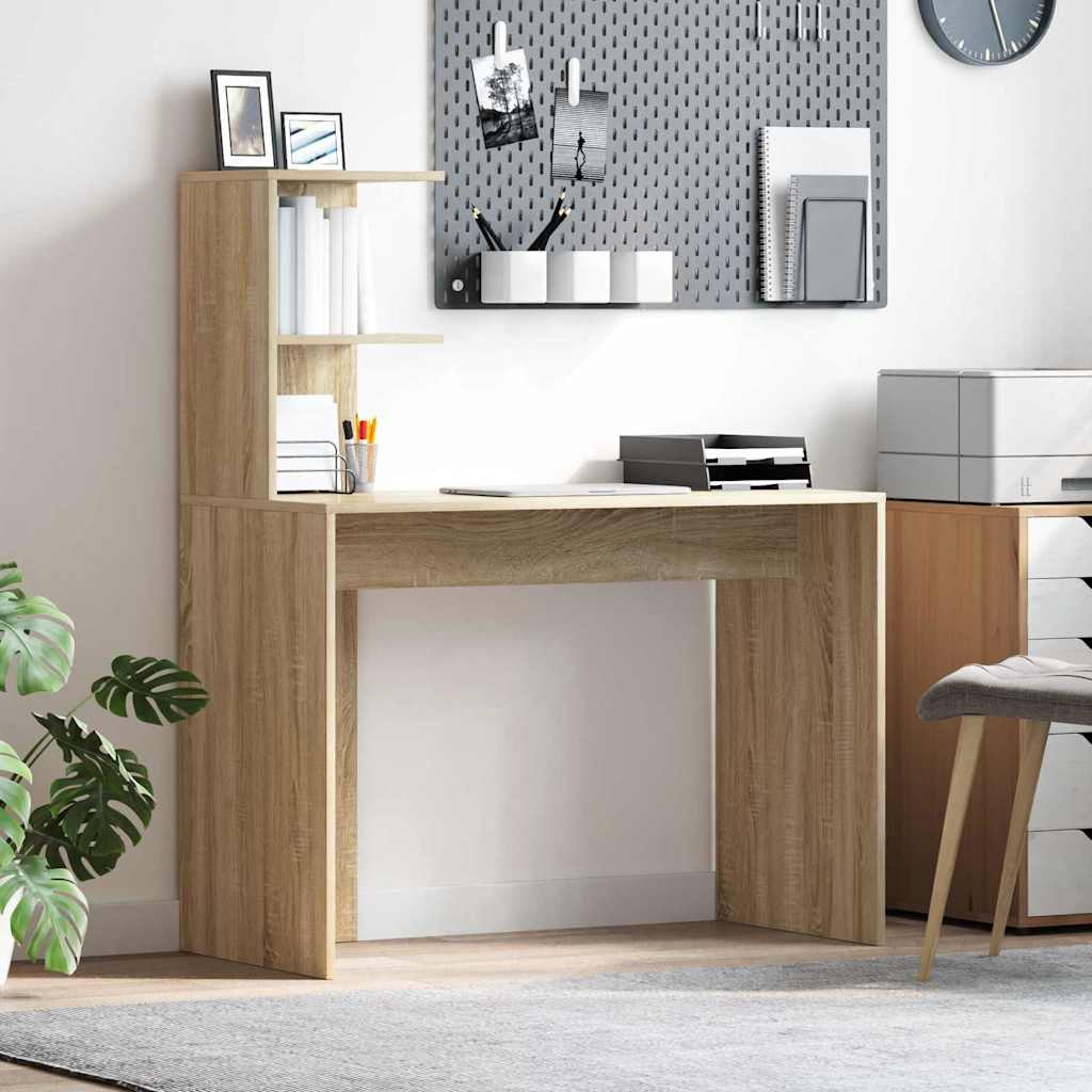 Desk Sonoma oak 102 x 50 x 124 cm wood-based material
