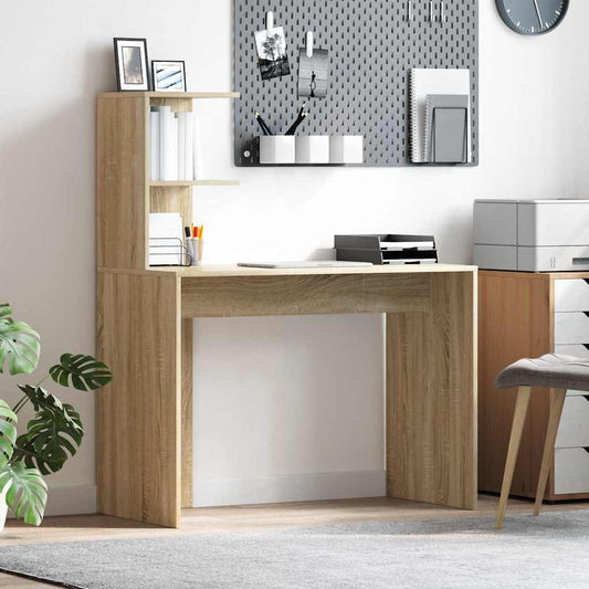 Desk Sonoma oak 102 x 50 x 124 cm wood-based material