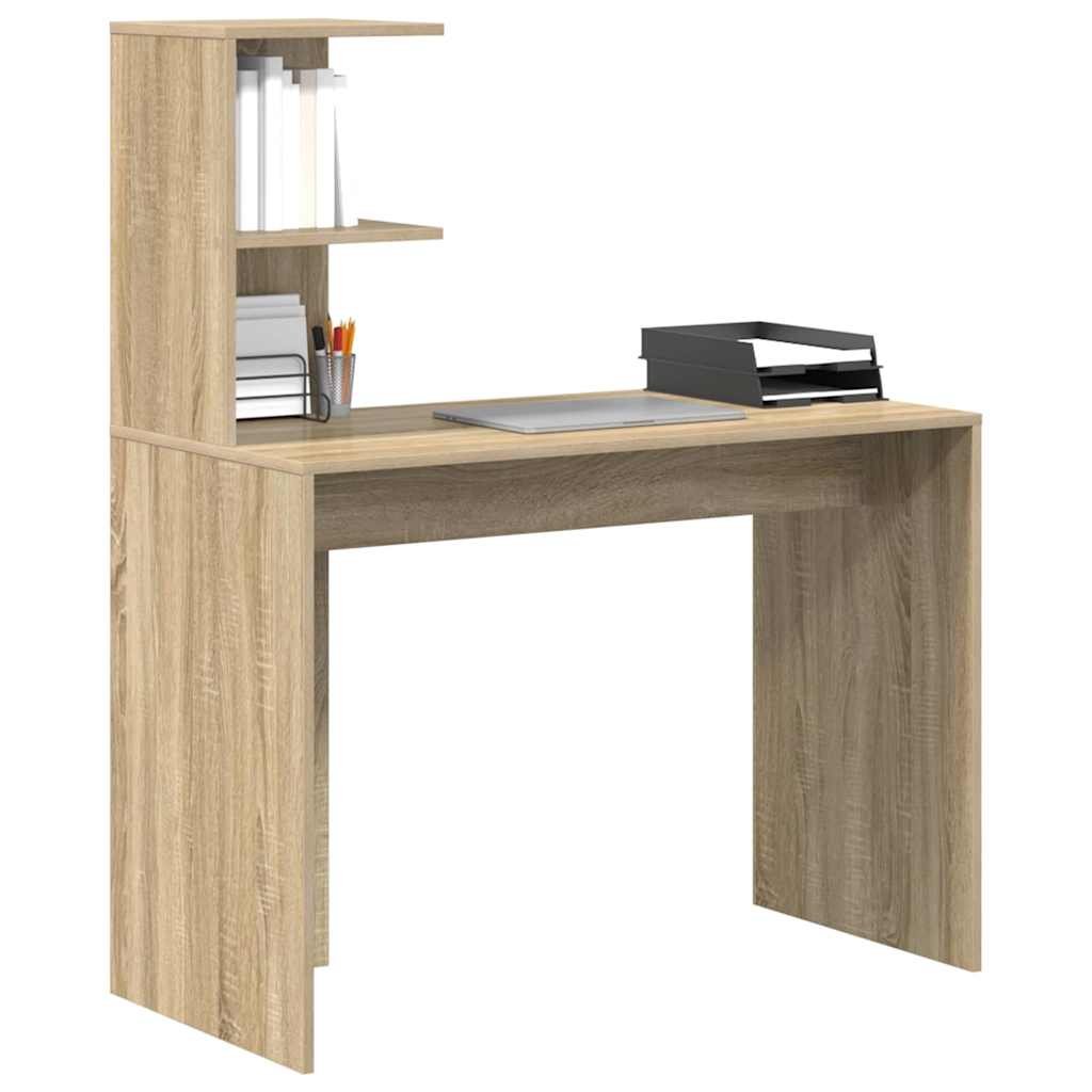 Desk Sonoma oak 102 x 50 x 124 cm wood-based material