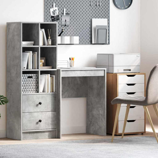 Bureau béton gris 60 x 40 x 76 cm