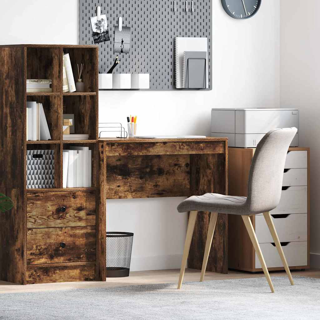 Smoked Oak Desk 80 x 40 x 76 cm