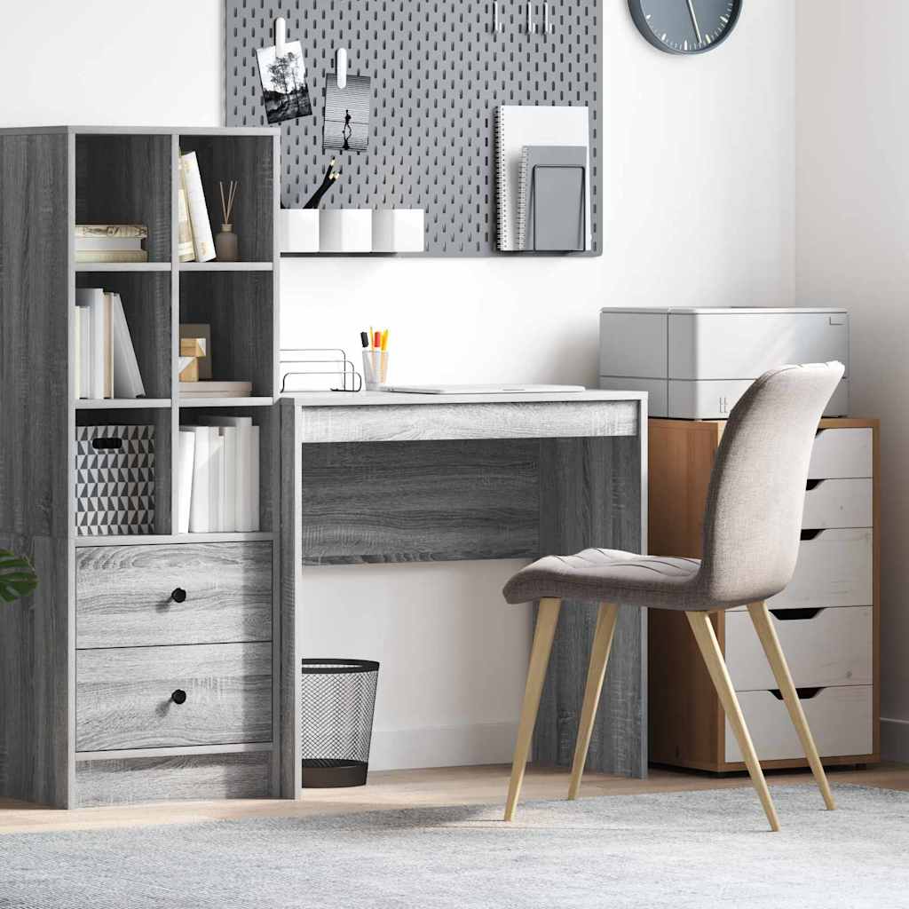 Desk Grey Sonoma 80 x 40 x 76 cm