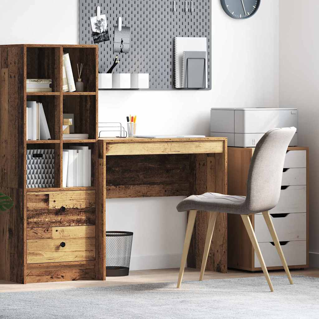 Bureau en bois recyclé 80 x 40 x 76 cm