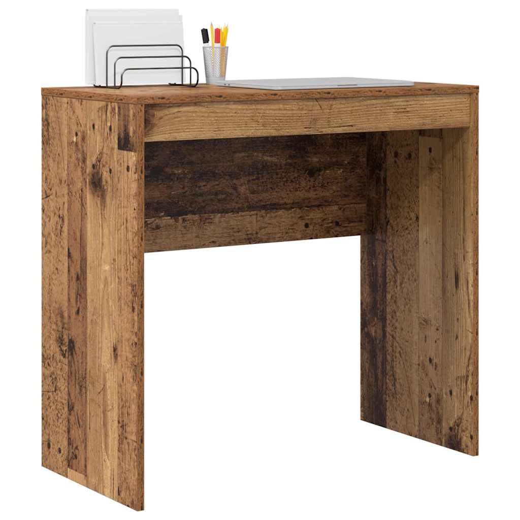 Bureau en bois recyclé 80 x 40 x 76 cm
