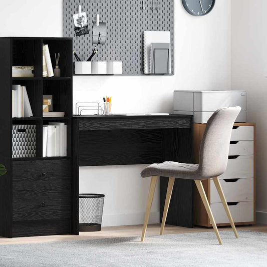Desk Black Oak Effect 90 x 40 x 76 cm
