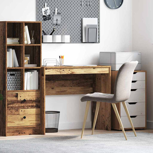 Bureau en bois recyclé 90 x 40 x 76 cm