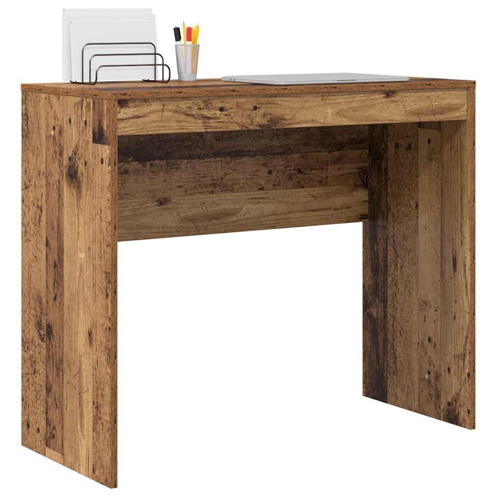 Reclaimed Wood Desk 90 x 40 x 76 cm