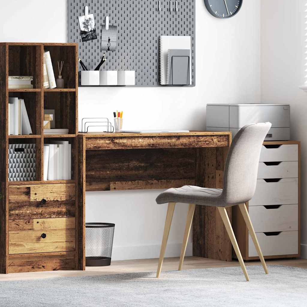 Desk reclaimed wood 100 x 40 x 76 cm