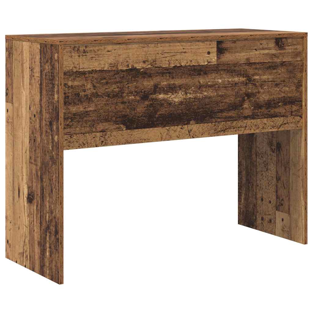 Desk reclaimed wood 100 x 40 x 76 cm