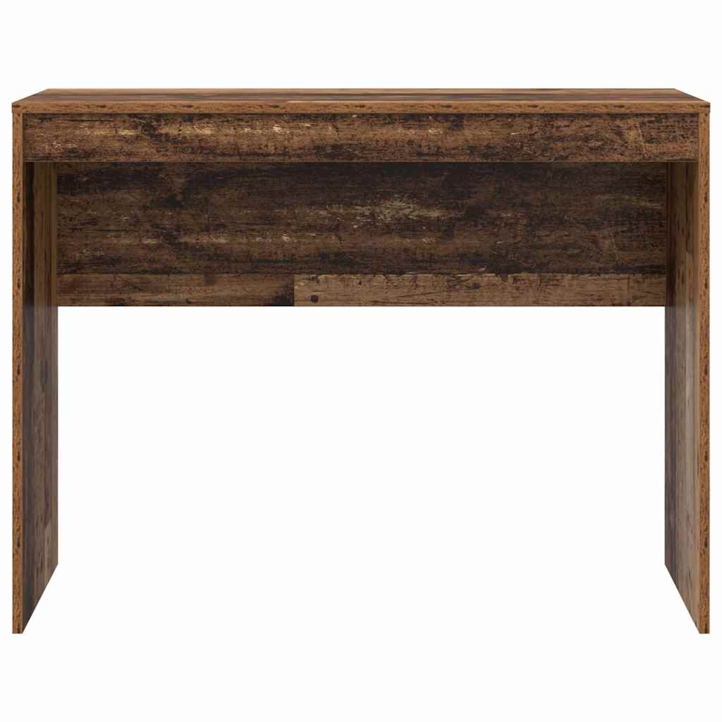 Desk reclaimed wood 100 x 40 x 76 cm
