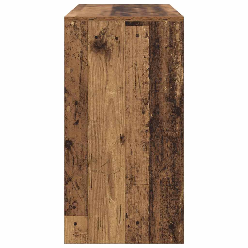 Desk reclaimed wood 100 x 40 x 76 cm