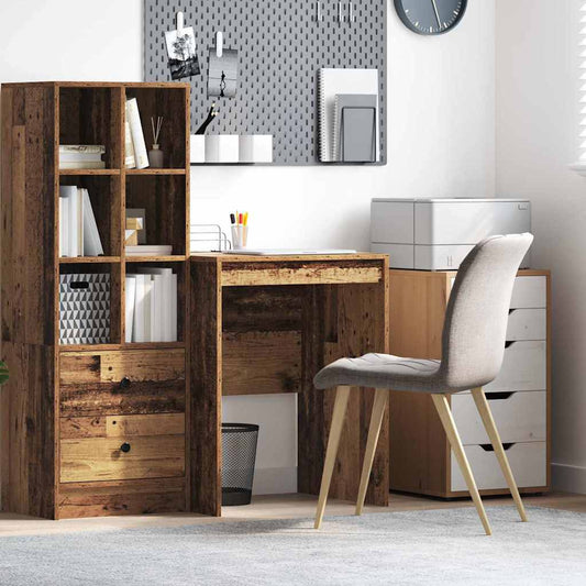 Bureau en bois recyclé 60 x 50 x 76 cm
