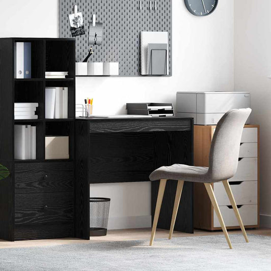 Desk Black Oak Look 80 x 50 x 76 cm