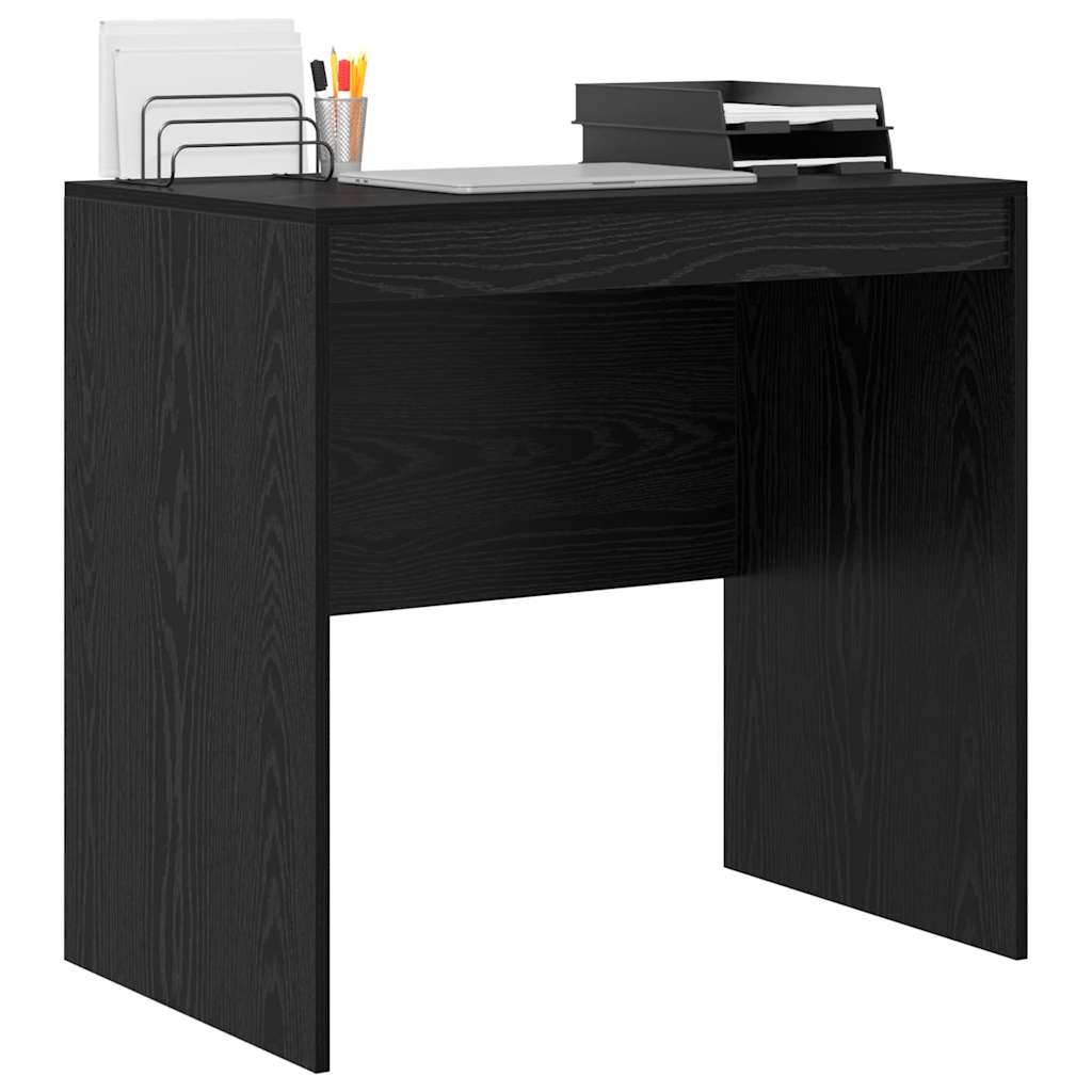 Desk Black Oak Look 80 x 50 x 76 cm