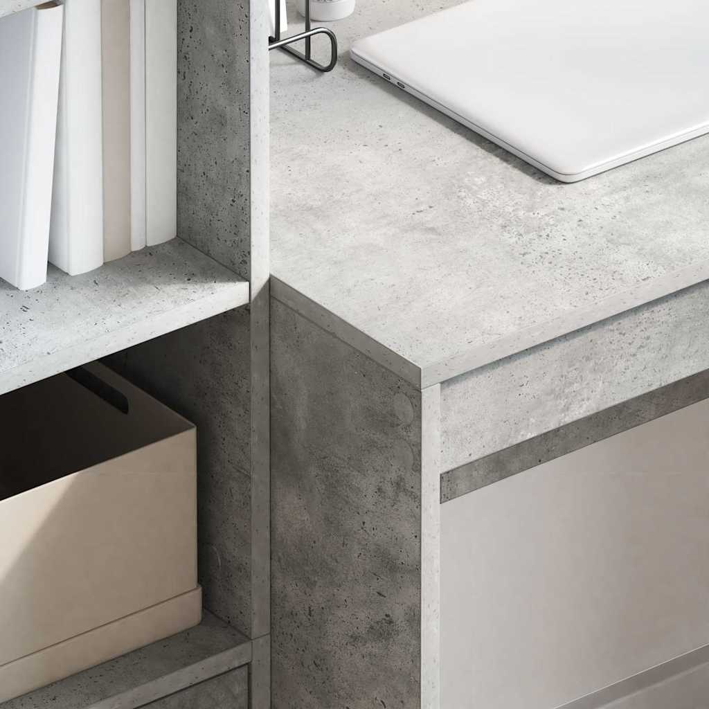 Desk Concrete Grey 80 x 50 x 76 cm