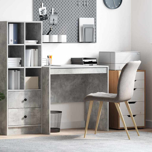 Bureau béton gris 80 x 50 x 76 cm