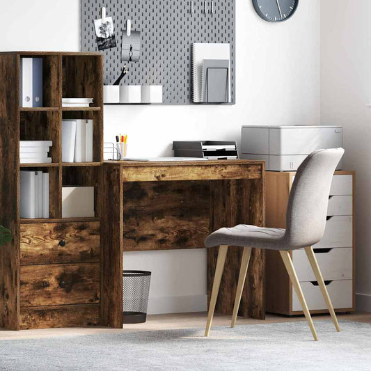 Bureau chêne fumé 80 x 50 x 76 cm