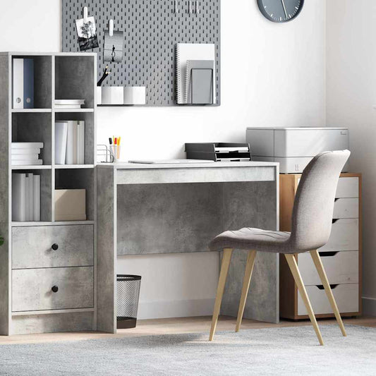 Bureau béton gris 90 x 50 x 76 cm