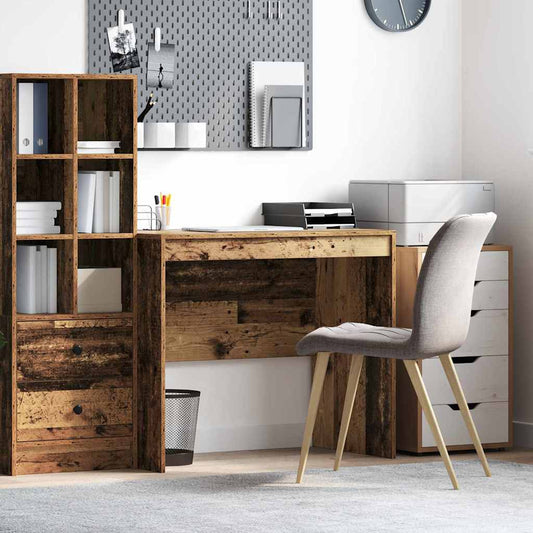 Bureau en bois recyclé 90 x 50 x 76 cm