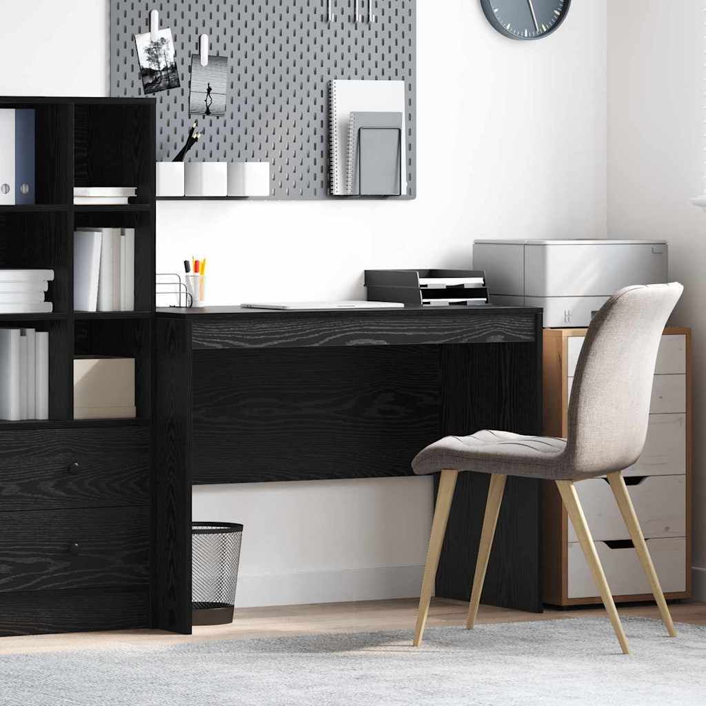 Desk Black Oak Effect 100 x 50 x 76 cm