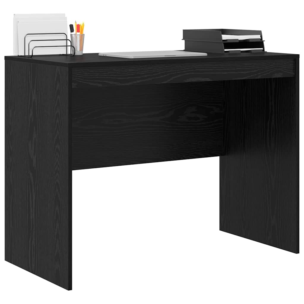 Desk Black Oak Effect 100 x 50 x 76 cm