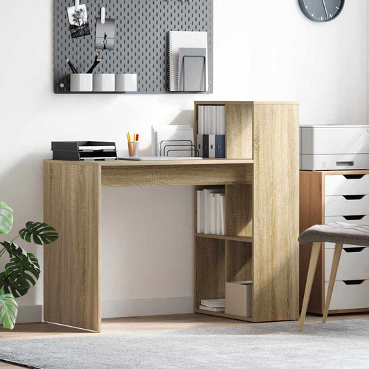 Bureau en panneau de particules chêne Sonoma 108 x 55 x 103,5 cm