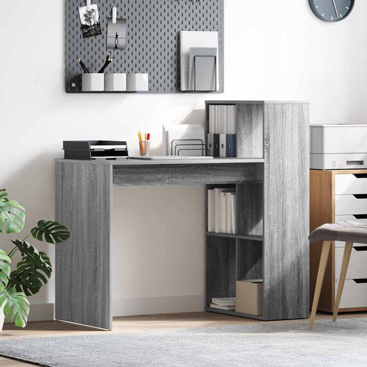 Bureau Gris Sonoma 108 x 55 x 103.5 cm Bois d'ingénierie