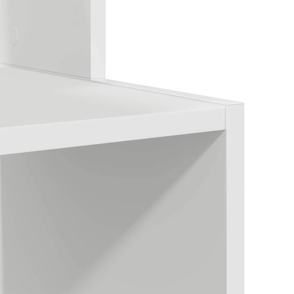 Desk with Shelf White 106 x 41 x 88.5 cm Engineered Wood