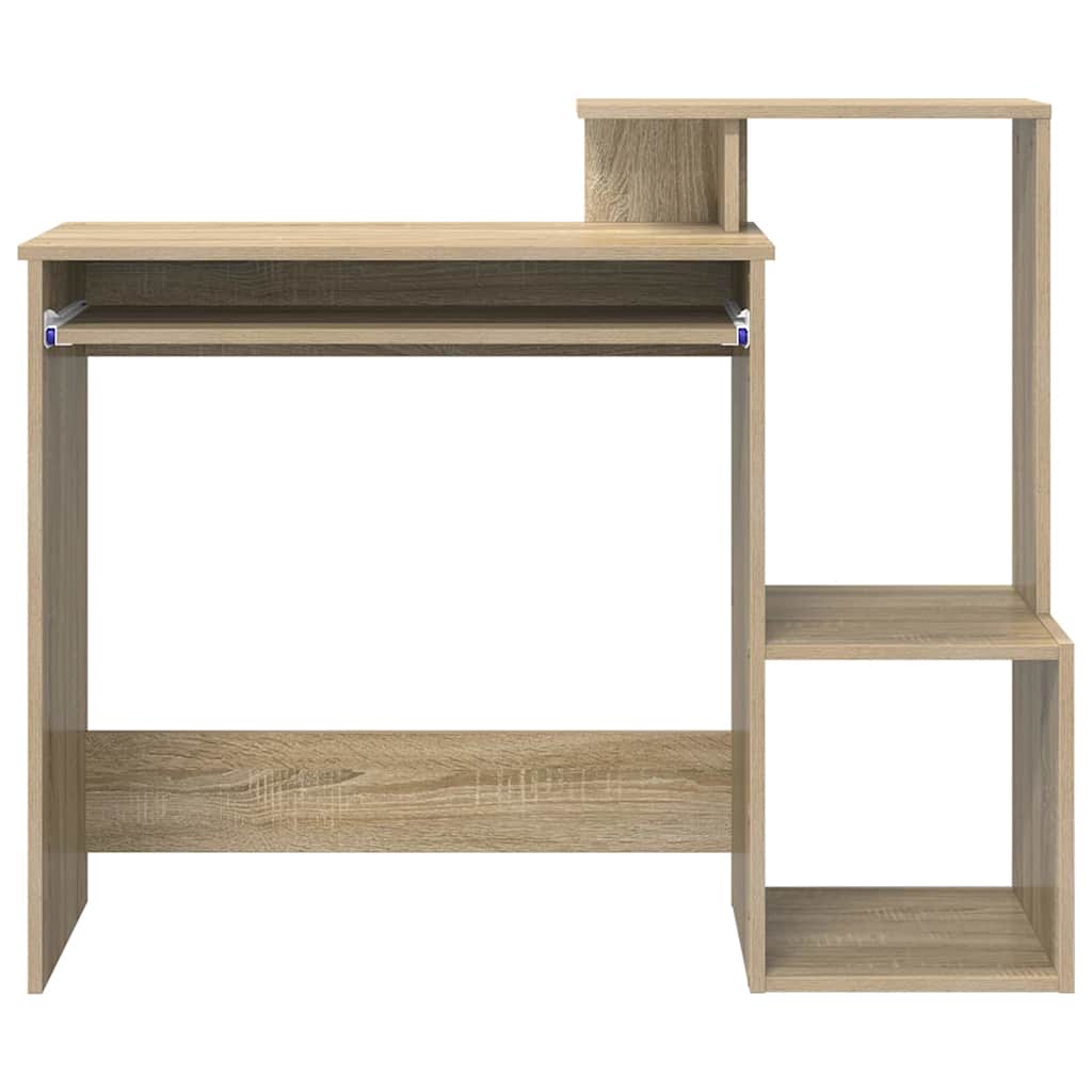 Desk Sonoma oak 106 x 41 x 88.5 cm engineered wood