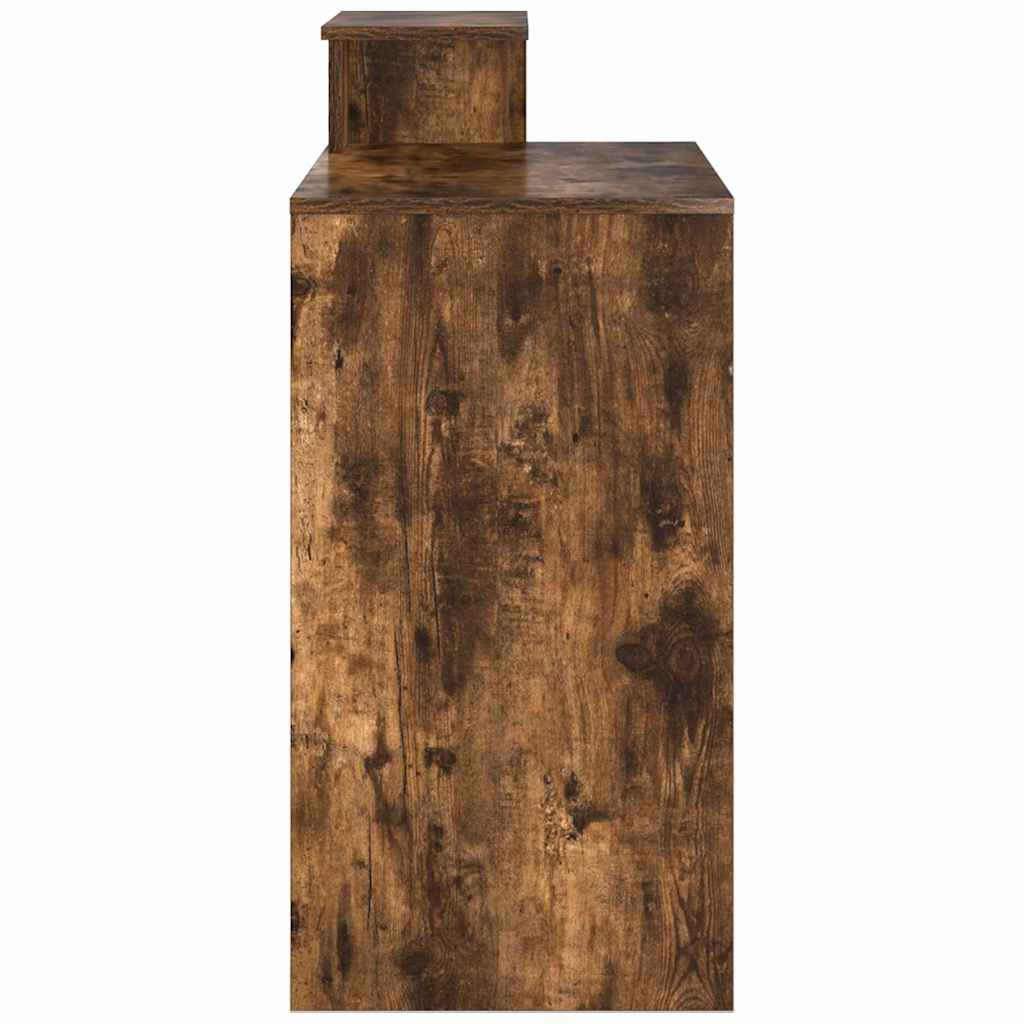 Desk Smoked Oak 106 x 41 x 88.5 cm Engineered Wood