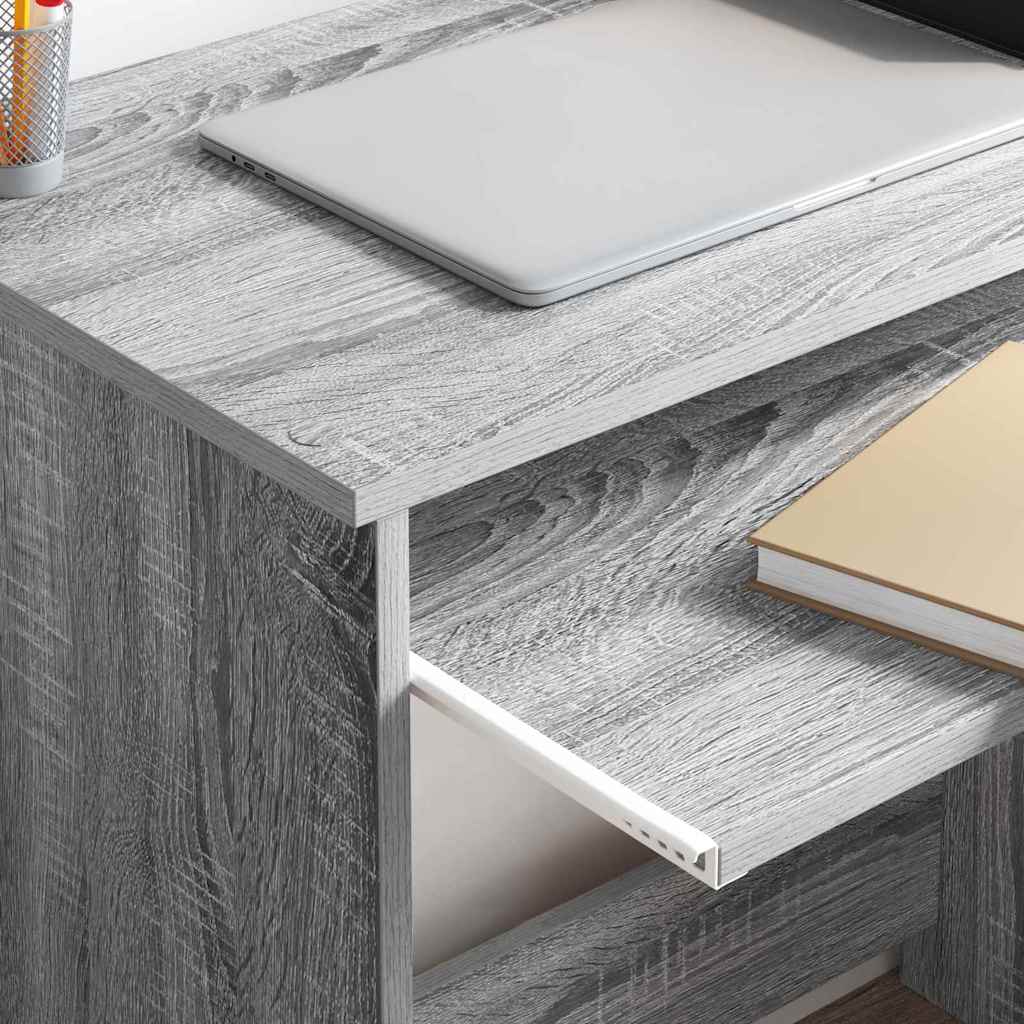 Schreibtisch Graues Sonoma 106 x 41 x 88.5 cm Holzwerkstoff